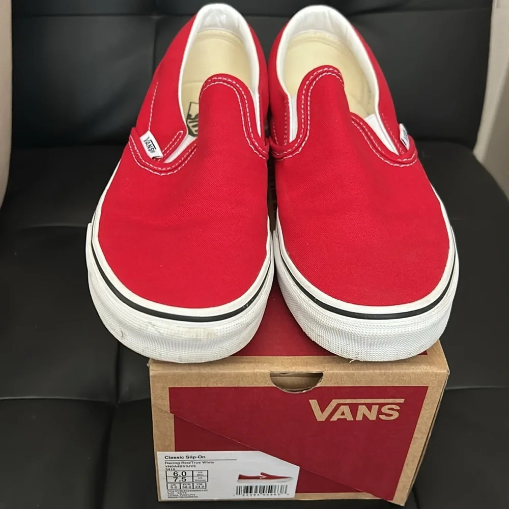 Vans slip ons